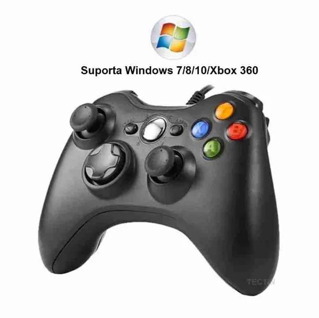 Controle com fio para Xbox 360 PC Notebook Novo - Foto 2