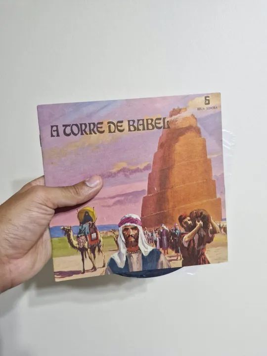 Disco Vinil A Torre de Babel - Livro Infantil