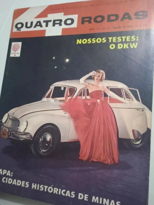Ago/1.961 ed. 013 Revista Quatro Rodas impecável