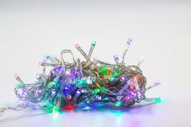 Pisca Pisca 100 Lâmpadas Led Colorido 8 Funções 127v - Foto 6