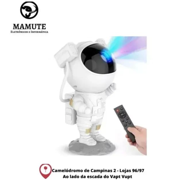 Projetor Luz Noturna Galaxia De Estrelas Nebulosa Astronauta