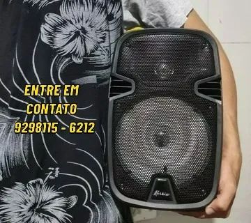 Caixa Korbix 3.600w Com Microfone- Entregas 9h as 22h