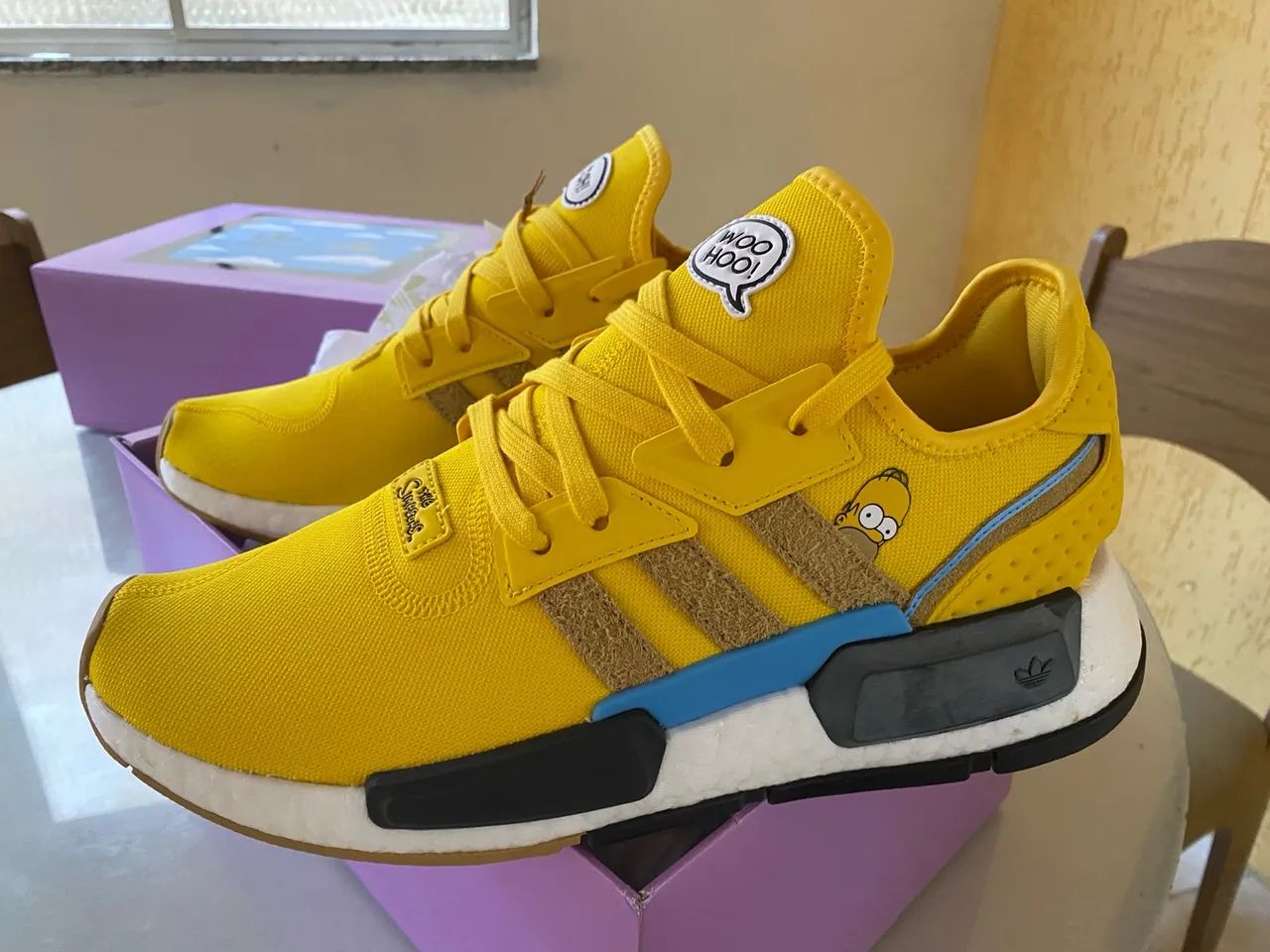Tênis Adidas Originals NMD_G1 x The Simpsons masculino casual
