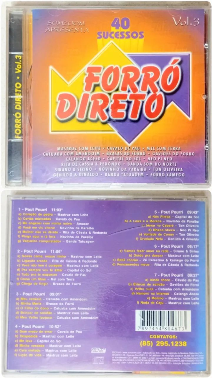 CD Musical Forró Direto Antigo - Foto 2