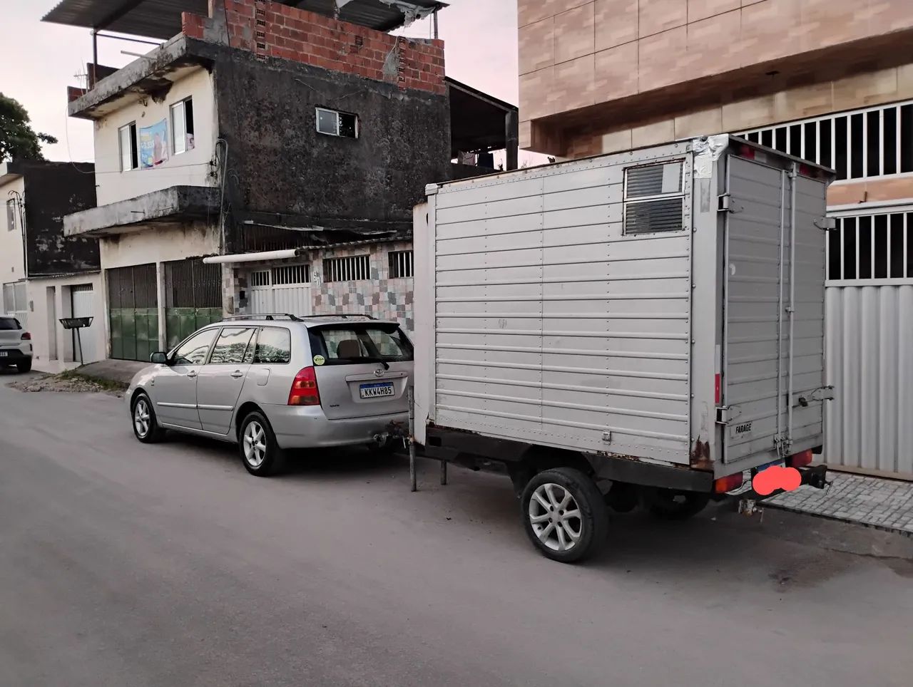 Trailer reboque baú 