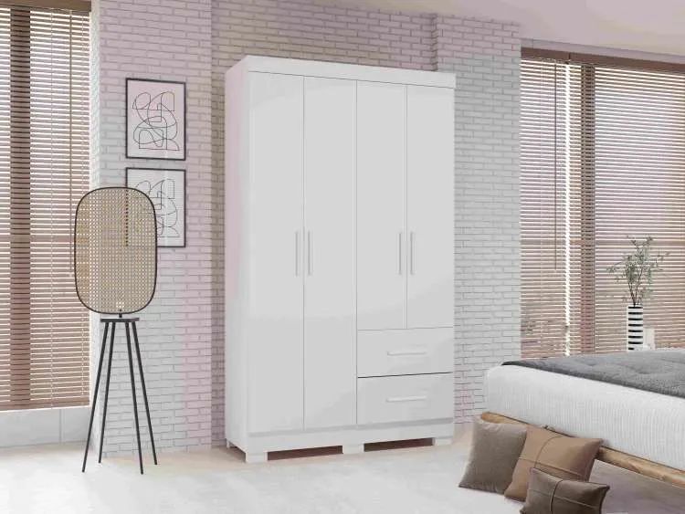Guarda Roupa Estrela Premium 4P - Entrega Rápida 
