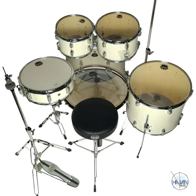 Bateria Acústica Mapex Comet White Thin - Nova / Envio / Parcelo - Foto 5