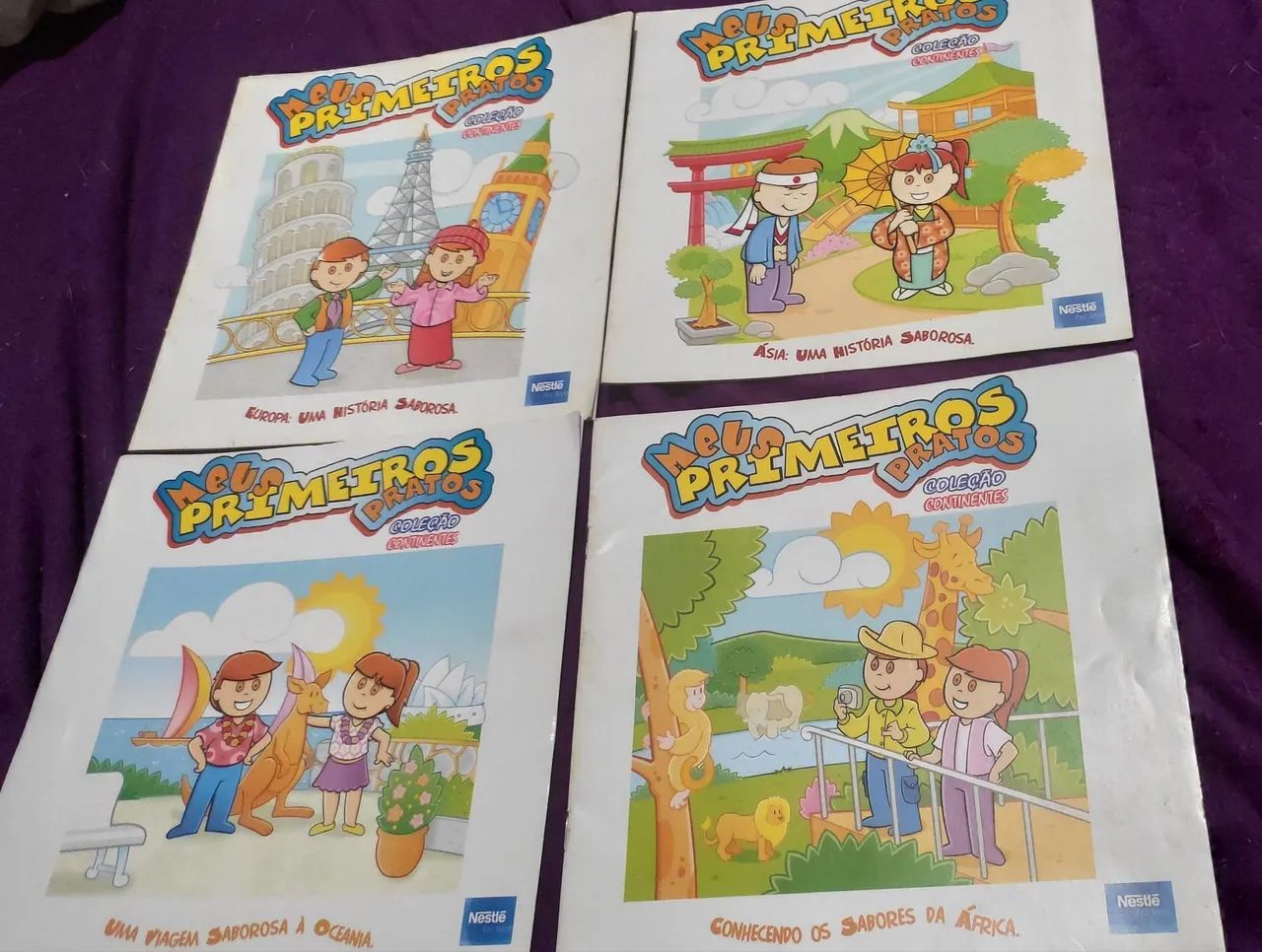 Meus Primeiros Pratos Nestlé - Lote com 21 revistas 