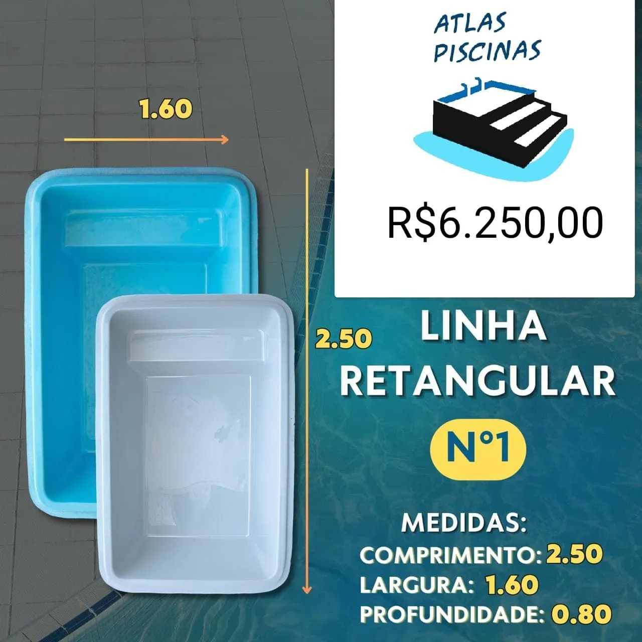 Atlas piscinas direito da fábrica  - Foto 6