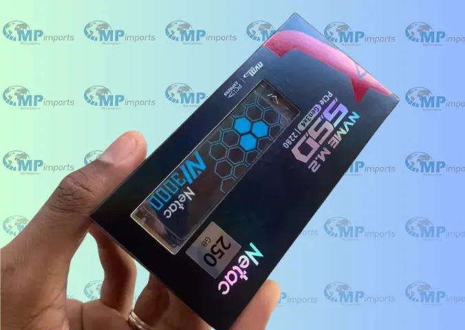 Loja MP Imports: SSD Netac NV3000 250GB M.2 2280 PCIe GEN3X4 NVME  - Foto 2