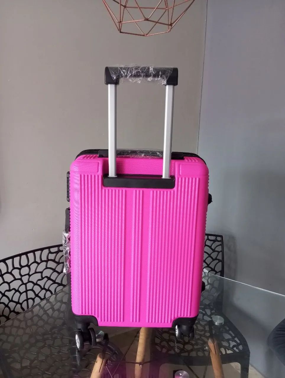 Mala de Viagem Rosa - 10kg - Foto 3