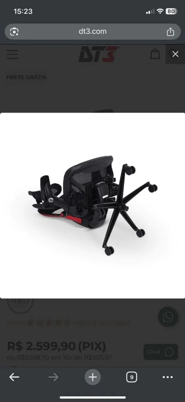 Cadeira Gamer DT3 Sports