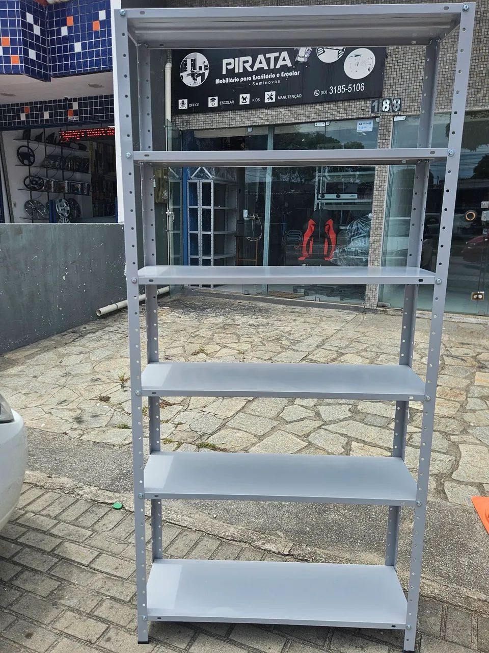 Estante de aço com 06 prateleiras 