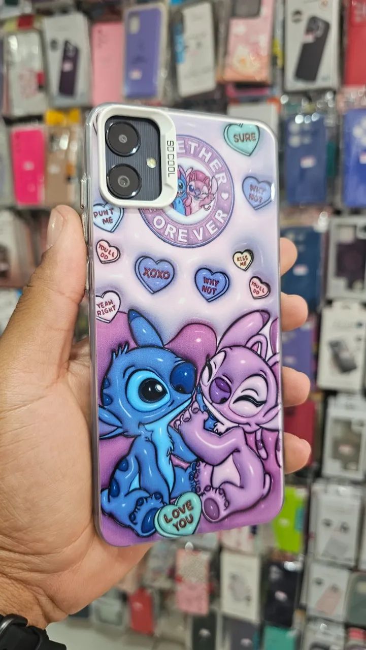 Capinhas de Proteção decoradas do Stitch - Foto 4