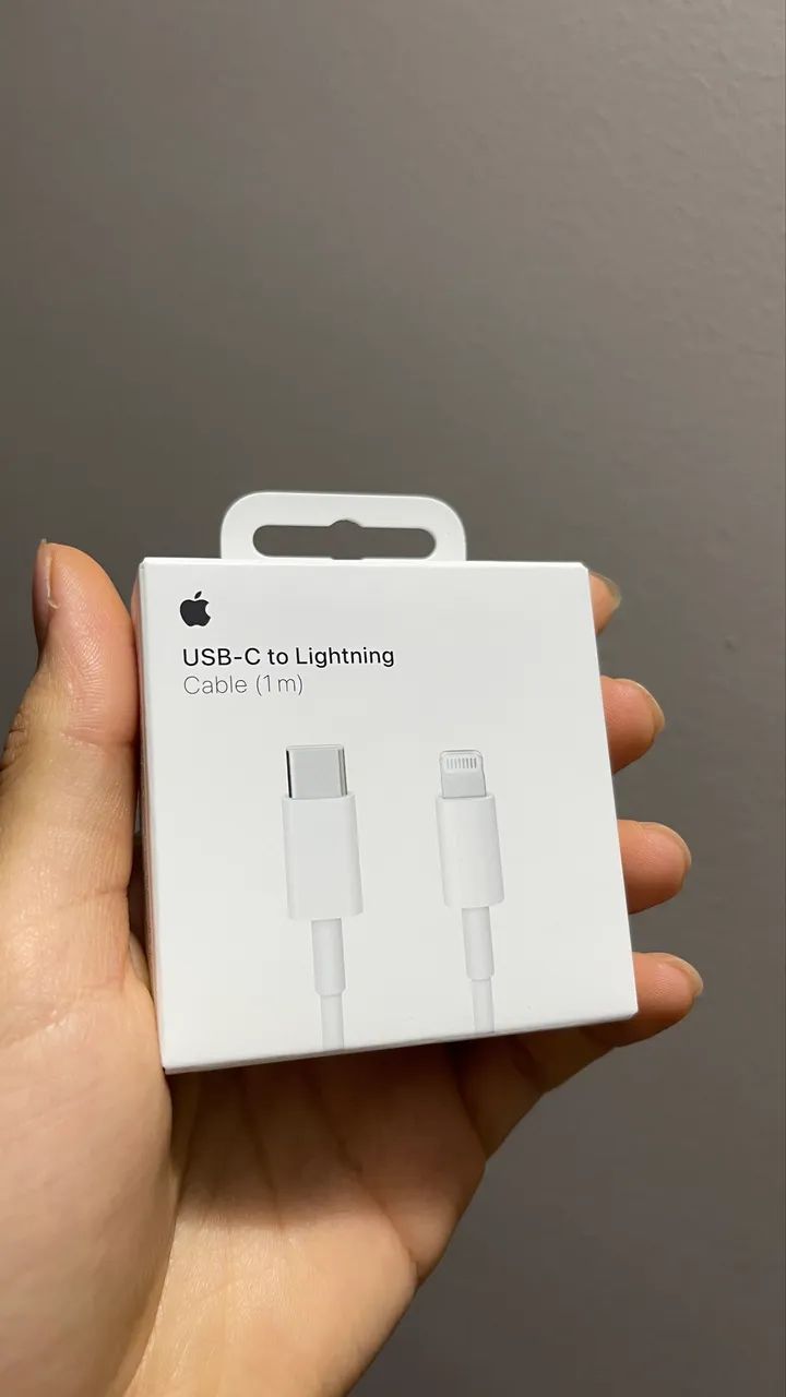 Cabo para recarga com conector Lightning de 1m (Comprado na Apple)