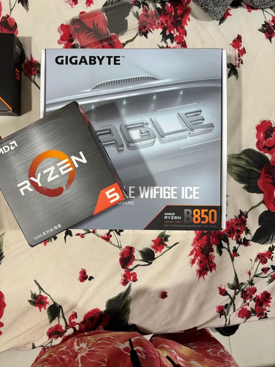 Kit Ryzen 5 5600 + Placa-mãe B550M DS3H AC R2 WiFi 6E
