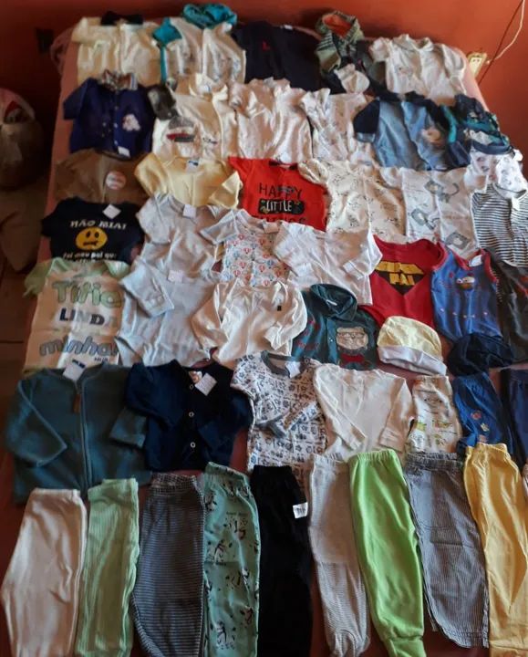Lote bebê menino pmg tamanho pequeno pra bebê 0 a 3 mês  - Foto 4