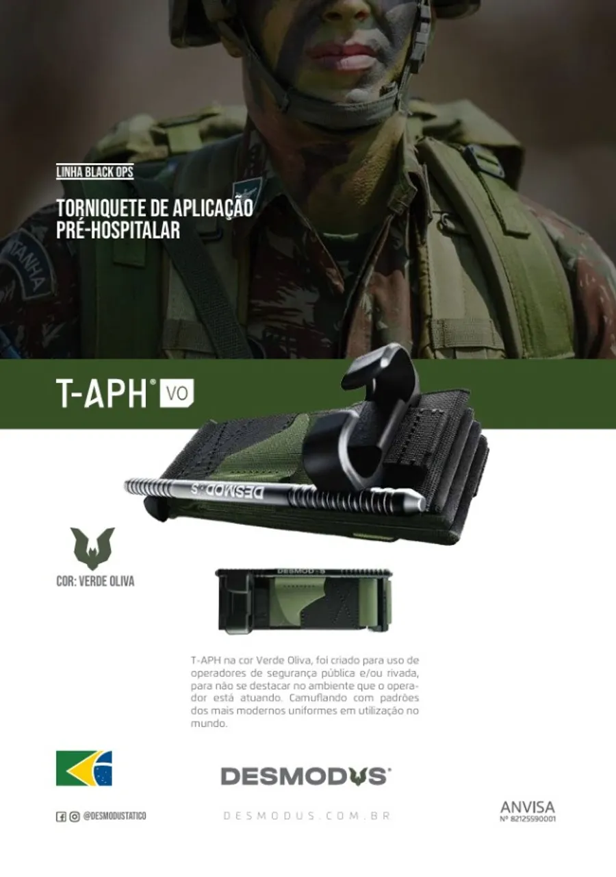 Torniquete T-APH LA - cor verde oliva