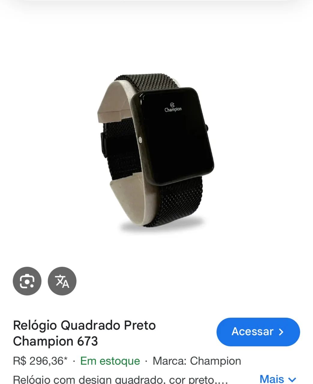 Relogio preto champion - Foto 3