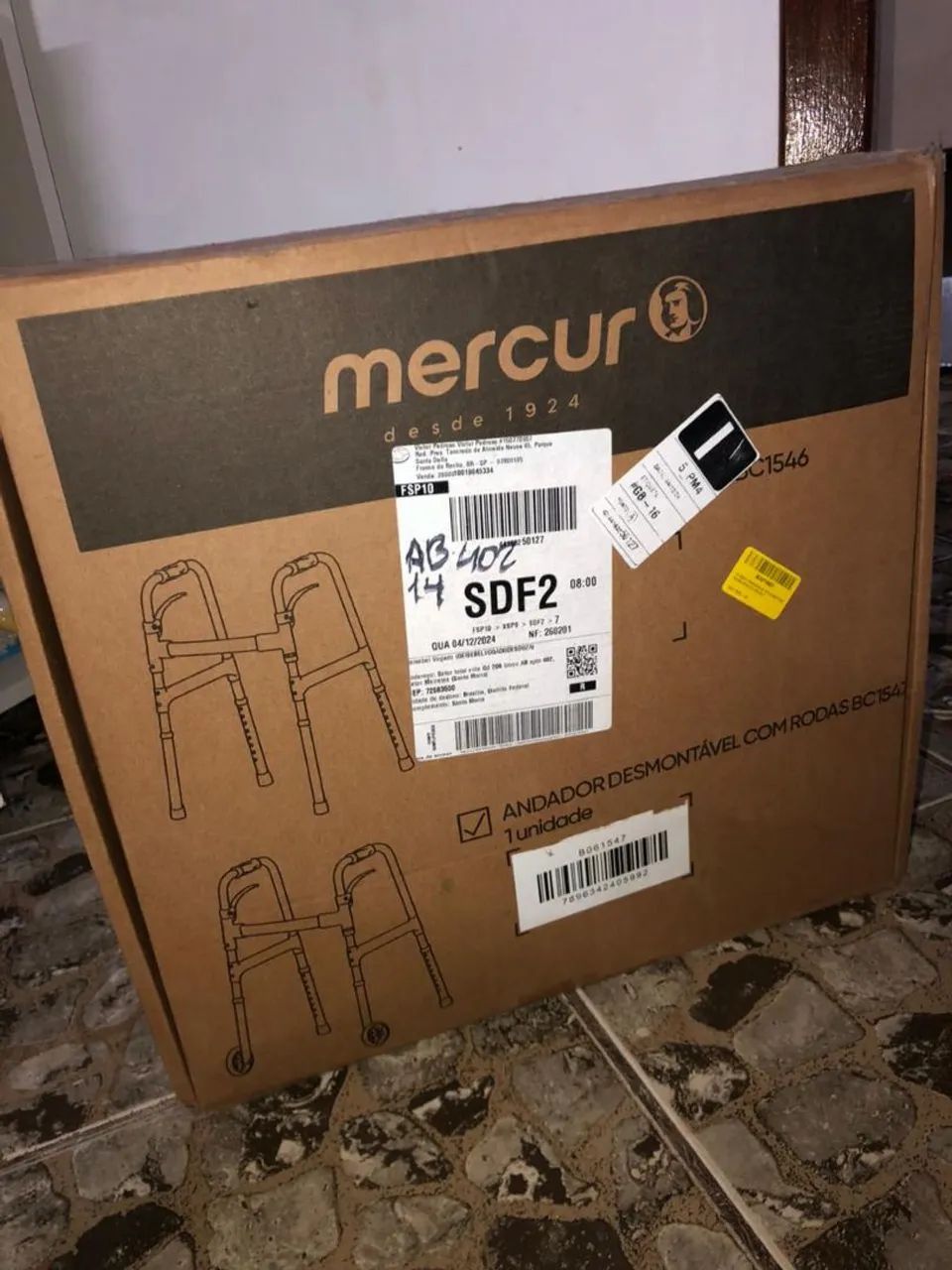 Andador Mercur Dobrável Desmontável 