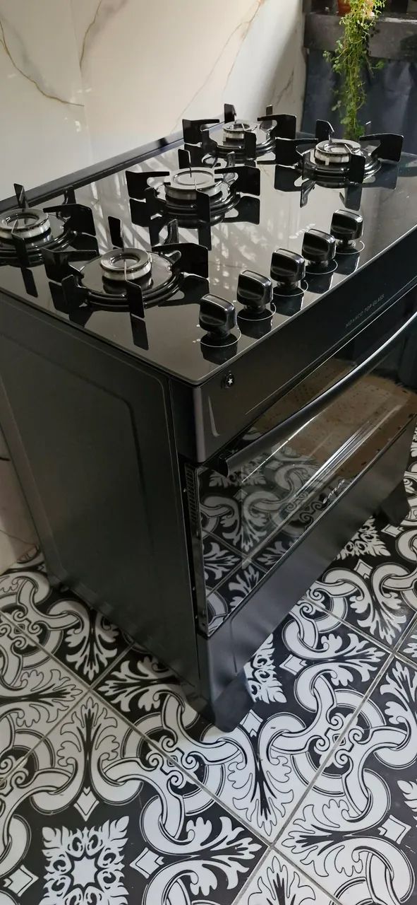 Fogão Atlas 5 Bocas preto  - Foto 2