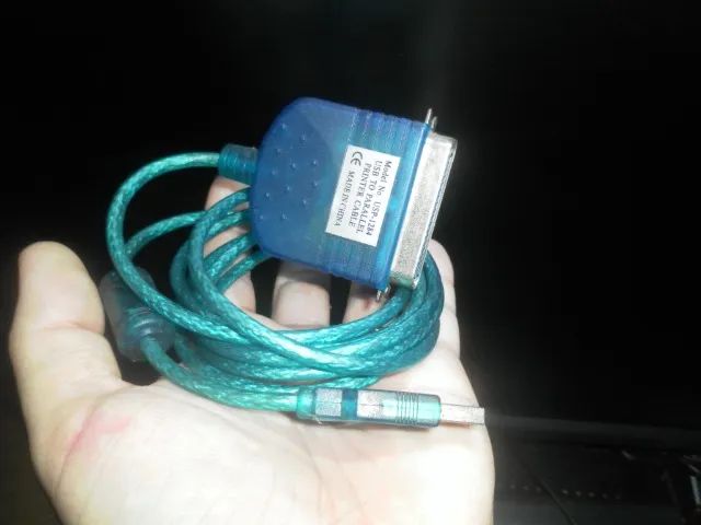 Cabo Paralelo Usb Usb 2.0 Impressora Matricial 36 Pinos - Foto 2