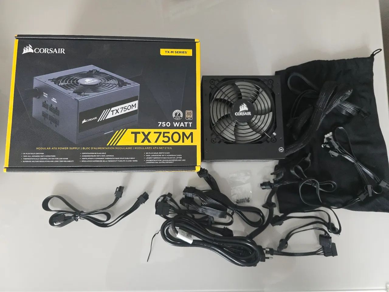 Fonte Corsair TX750M 750W 80 Plus Gold Modular