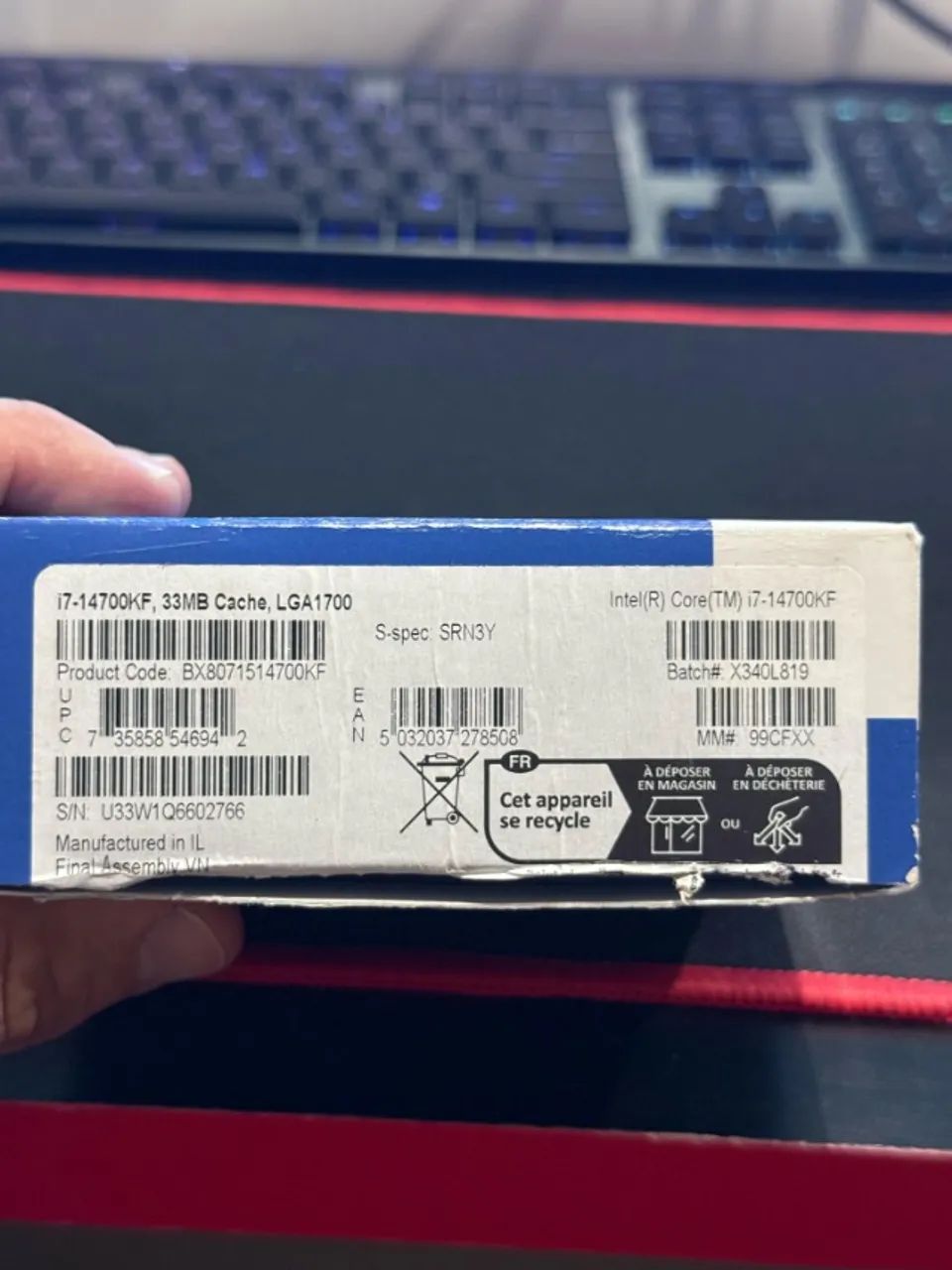 Processador Core I7 14700KF  - Foto 3
