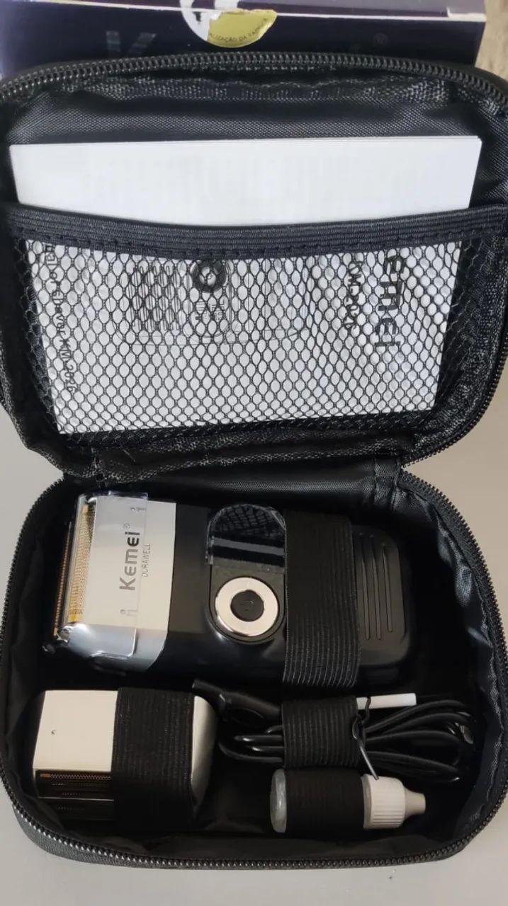 Barbeador aparador kemei - Foto 4