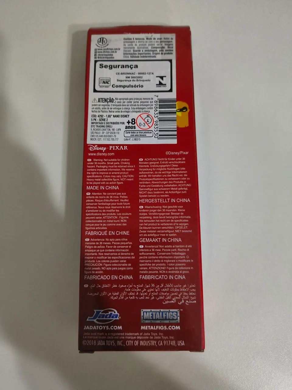 Pack 5 Figuras Incríveis 2 Nano Metalfigs Lacrado  - Foto 4