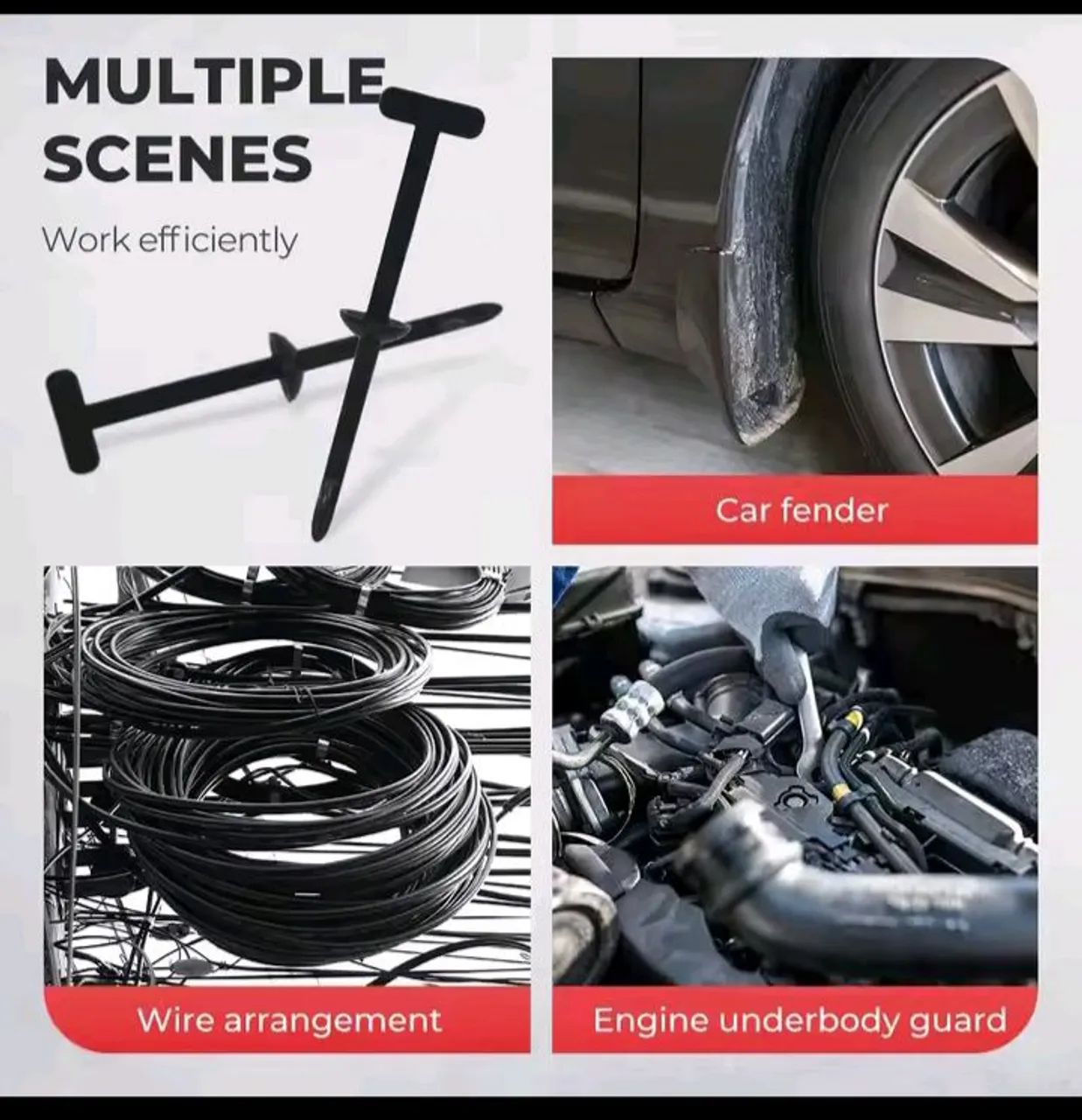 Abraçadeira nylon universal travamento automático (kit 100 unidades) - Foto 5