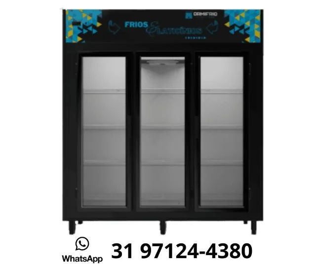 Expositor Refrigerado 3 Portas Ormifrio