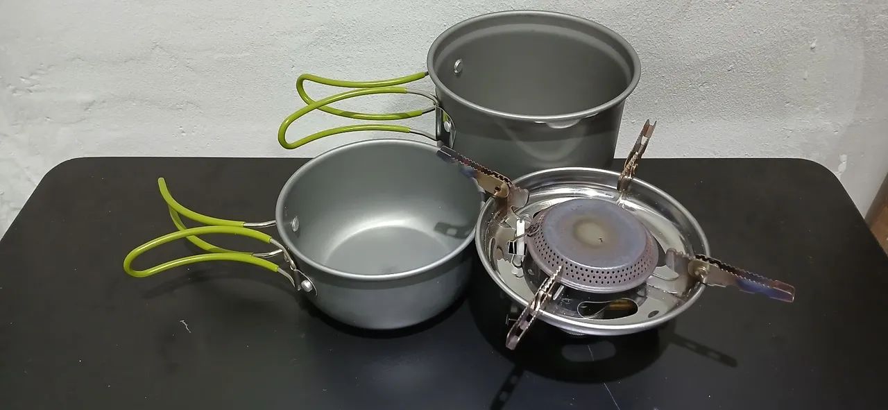 Fogareiro NTK apolo + Panelas portateis. - Foto 2