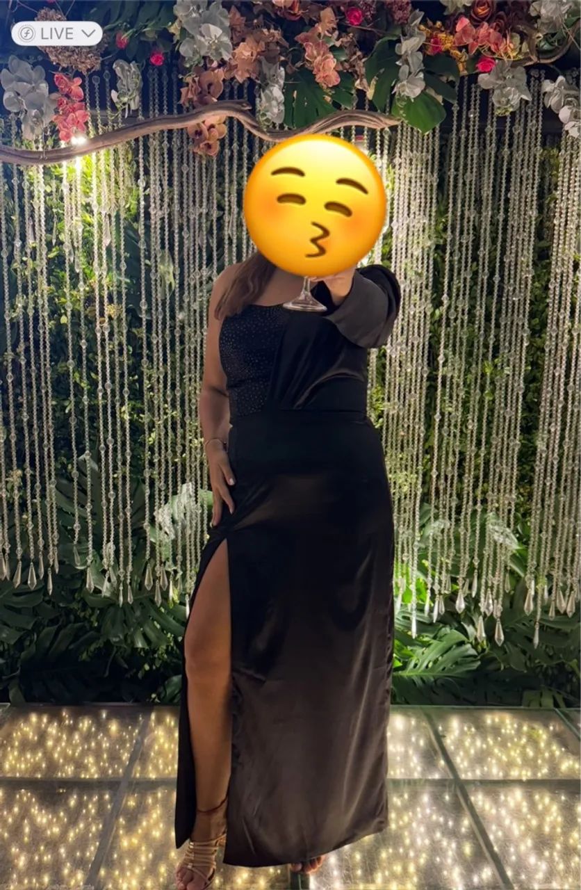 Vestido de festa preto elegante - Foto 2