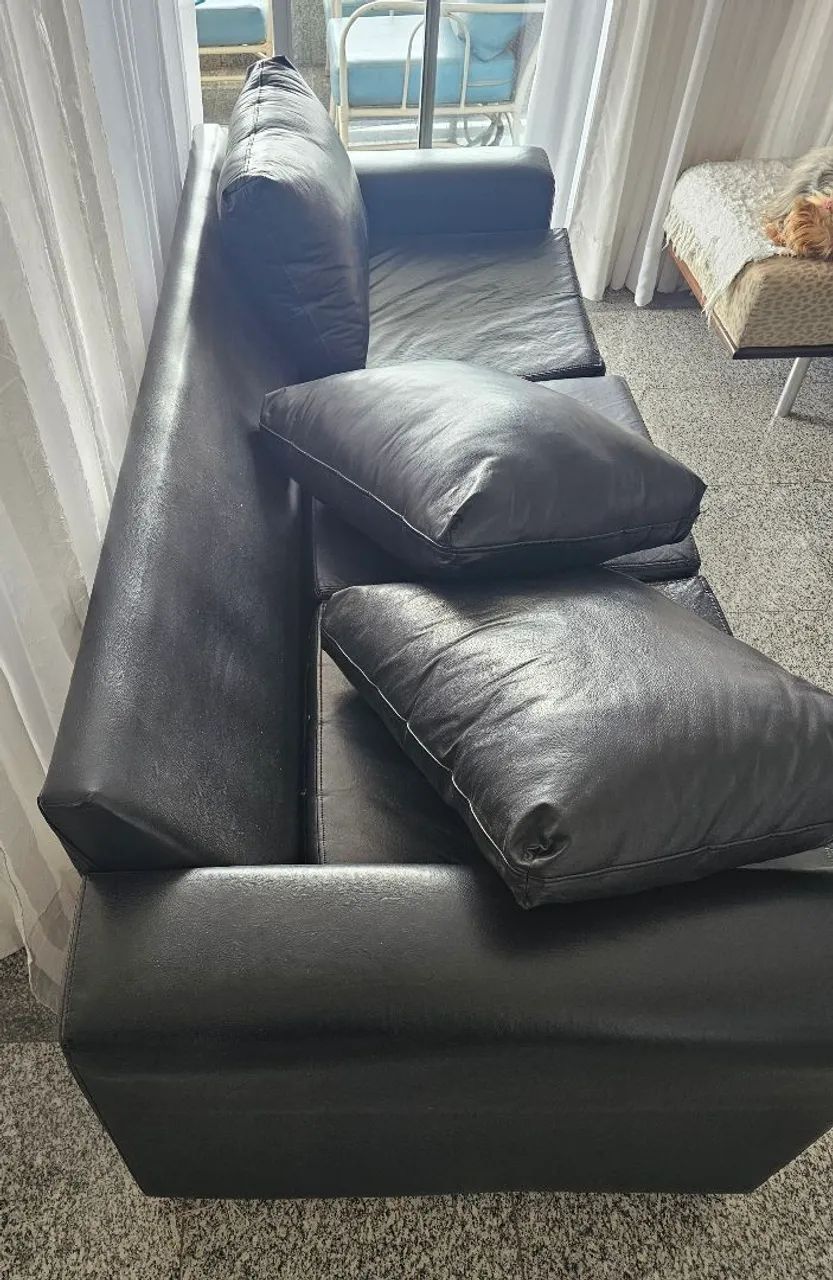 Sofá couro ecológico  - Foto 2