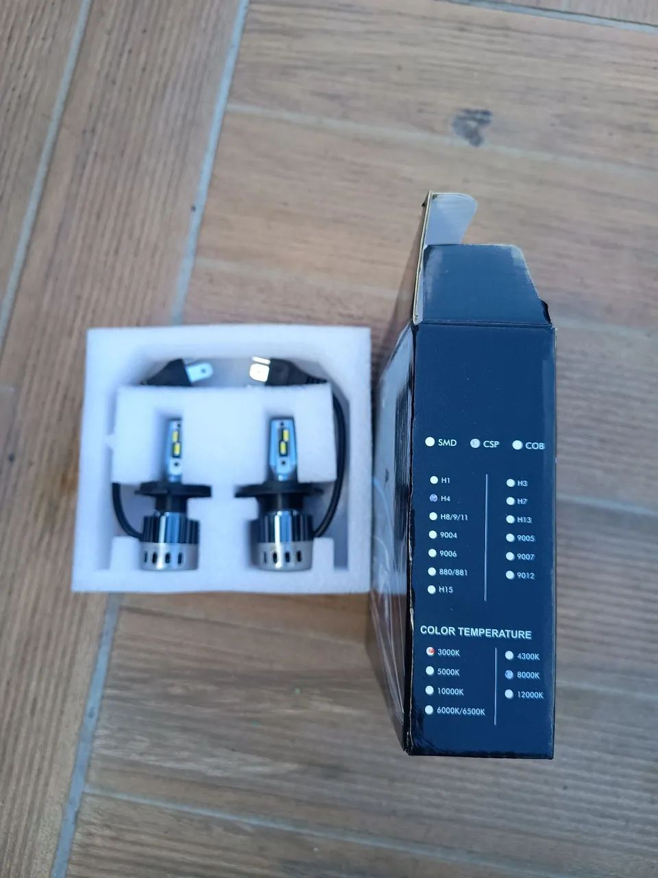 Lâmpadas LED H4 para Farol de Carro - Foto 2