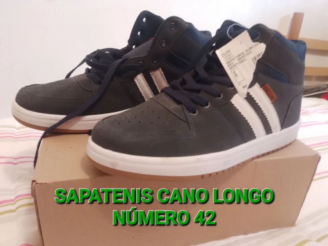Sapatênis Cano Longo - Número 42