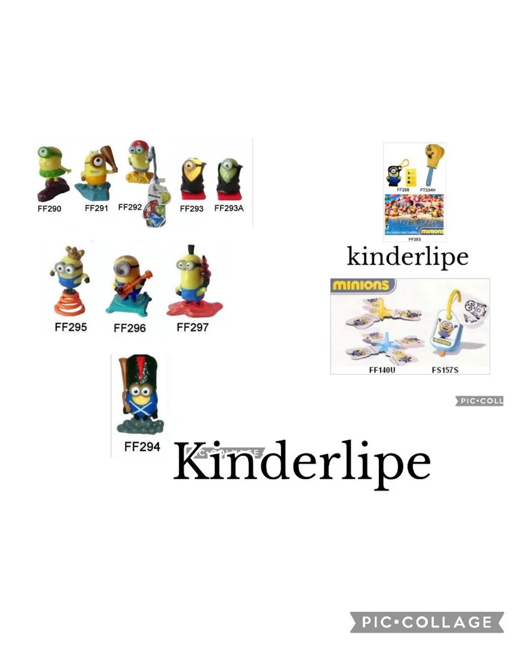  Kinder Ovo Minions completo 14 peças 