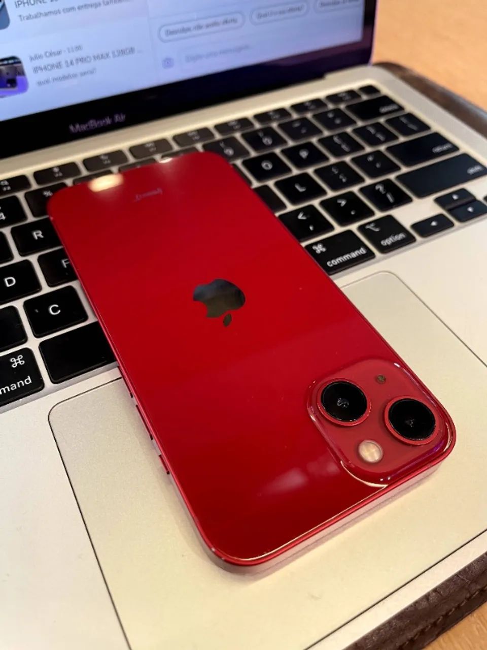 IPHONE 13 128GB VERMELHO Seminovo - Foto 4