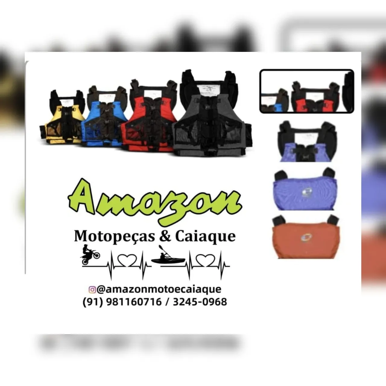 Coletes Salva-Vidas para Motos e Esportes Aquáticos