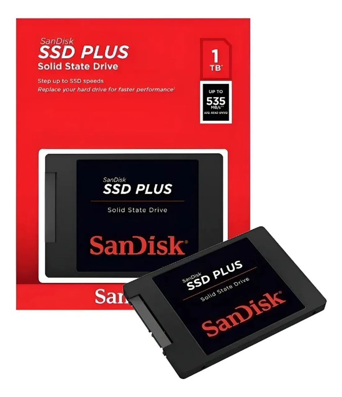 SanDisk PLUS 1TB 2個セット SDSSDA-1T00-G26新品 SanDisk PLUS 1TB 2
