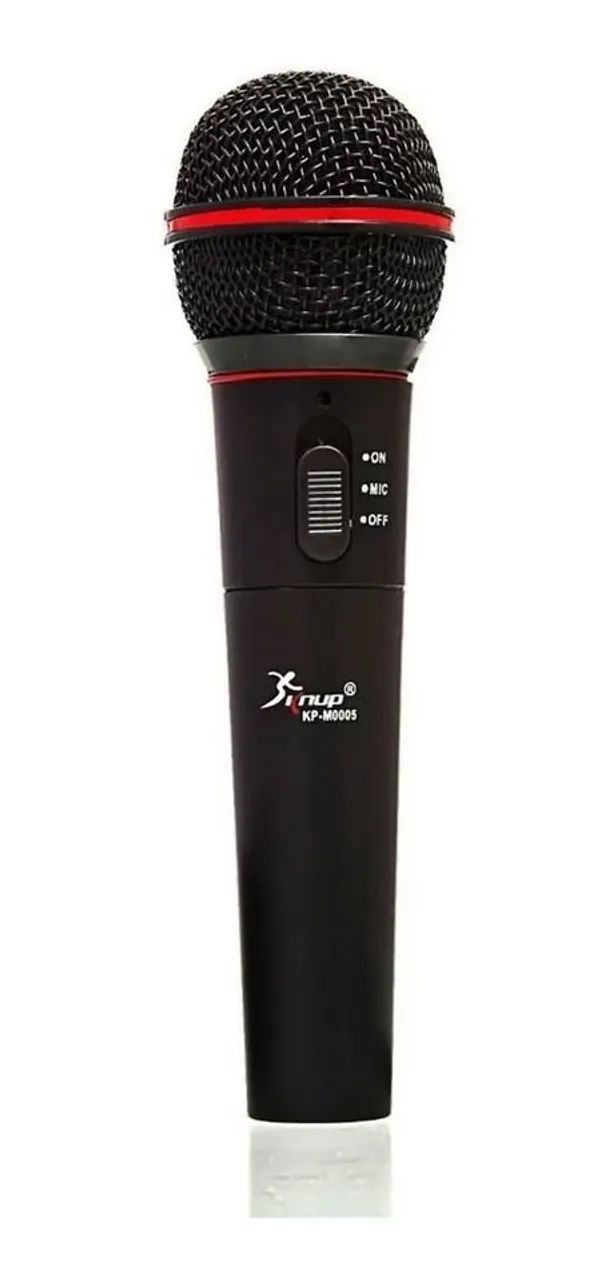 Microfone Knup Kp-m0005 Preto - Foto 3