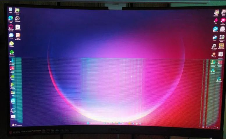 Monitor MSI Optix G27 Series (Com defeito na tela/ Retirada de peças)64739264020867120