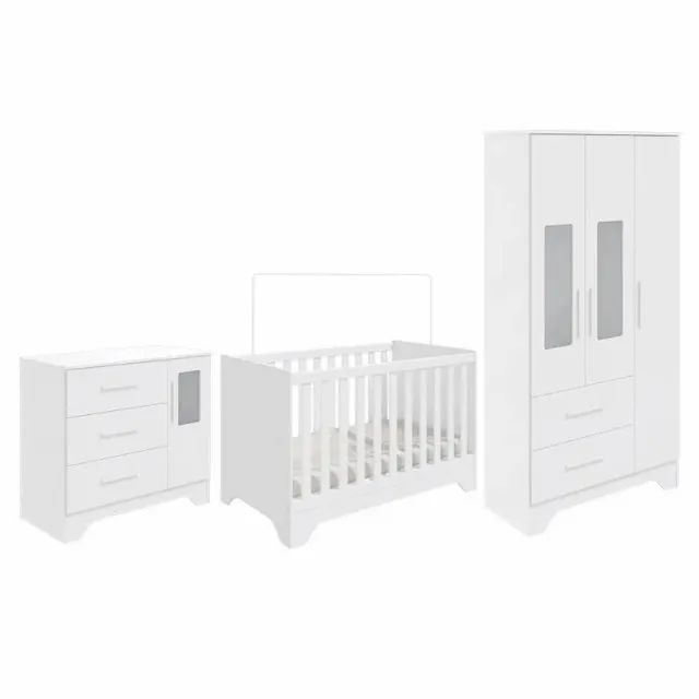 Quarto Infantil Popy, 100% MDF - Peroba - Foto 4