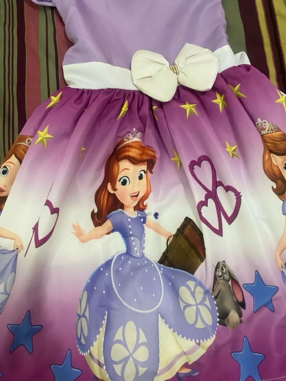 Vestido Infantil Princesa Sofia - Tamanho 4 - Novo