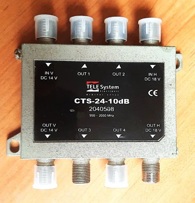Chave Multi-usuário 2x2x4 Mod. Cts-24 - 10db Telesystem