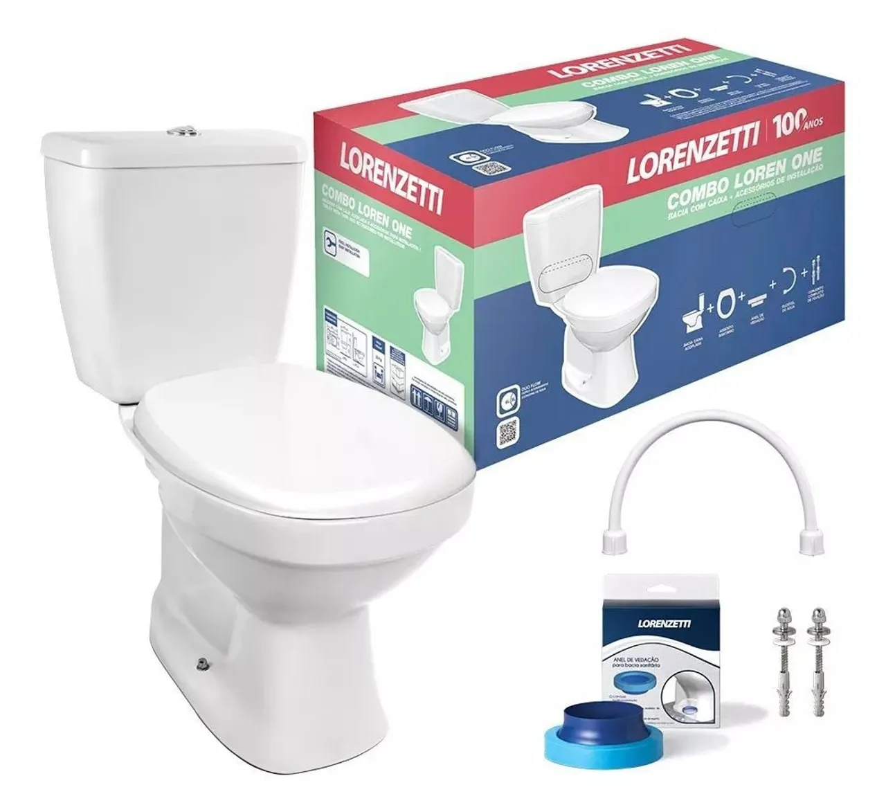 Vaso Sanitário Loren One Completo - Novo