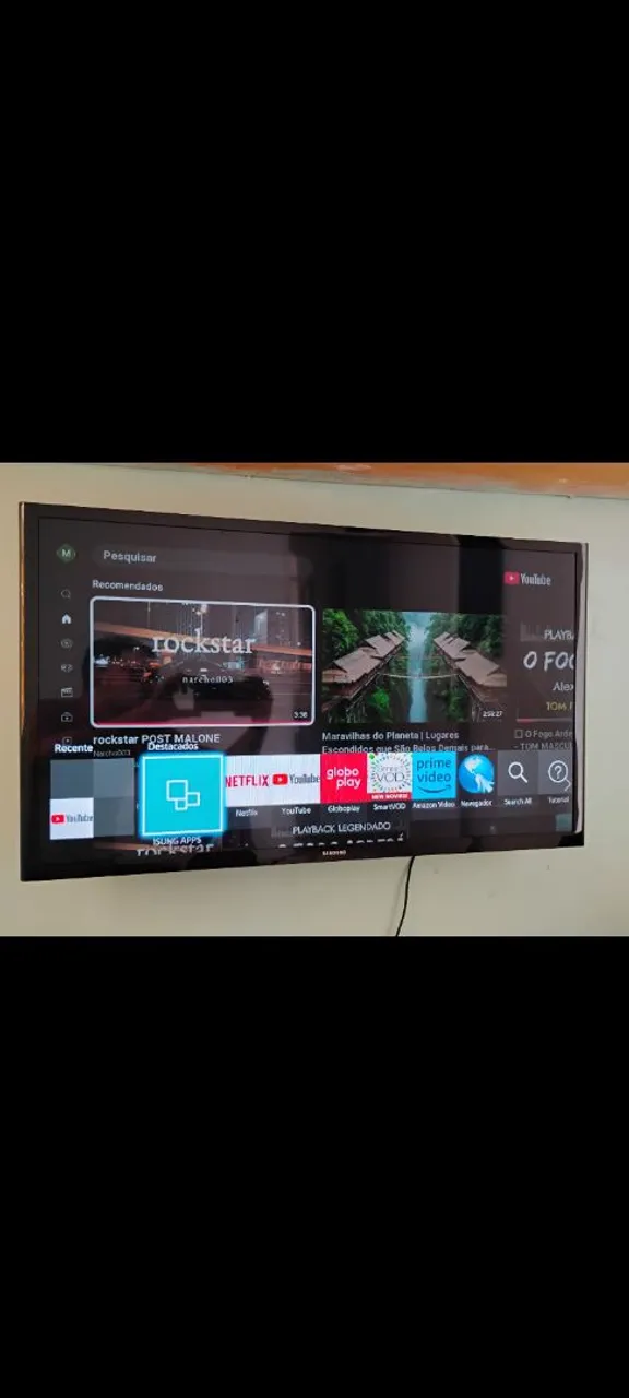 Smart TV com acesso a diversos apps
