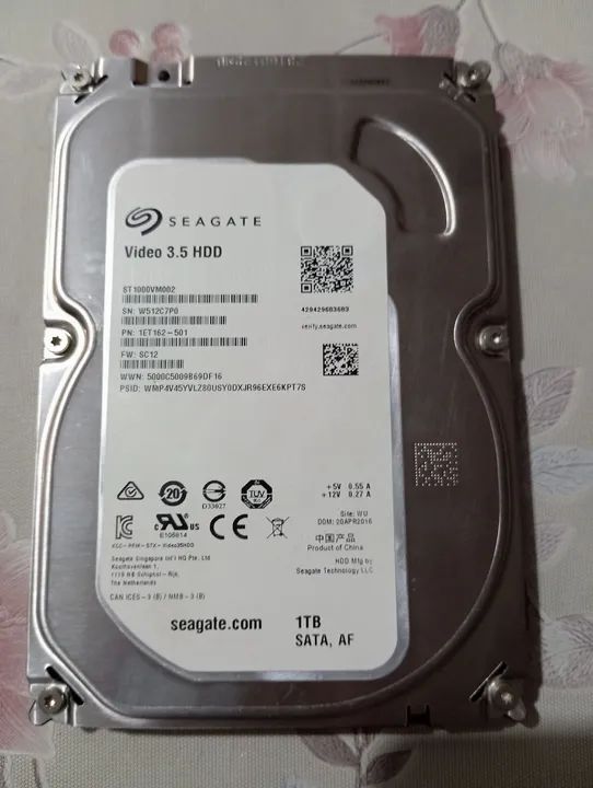 HD Seagate 1TB SATA 3.5