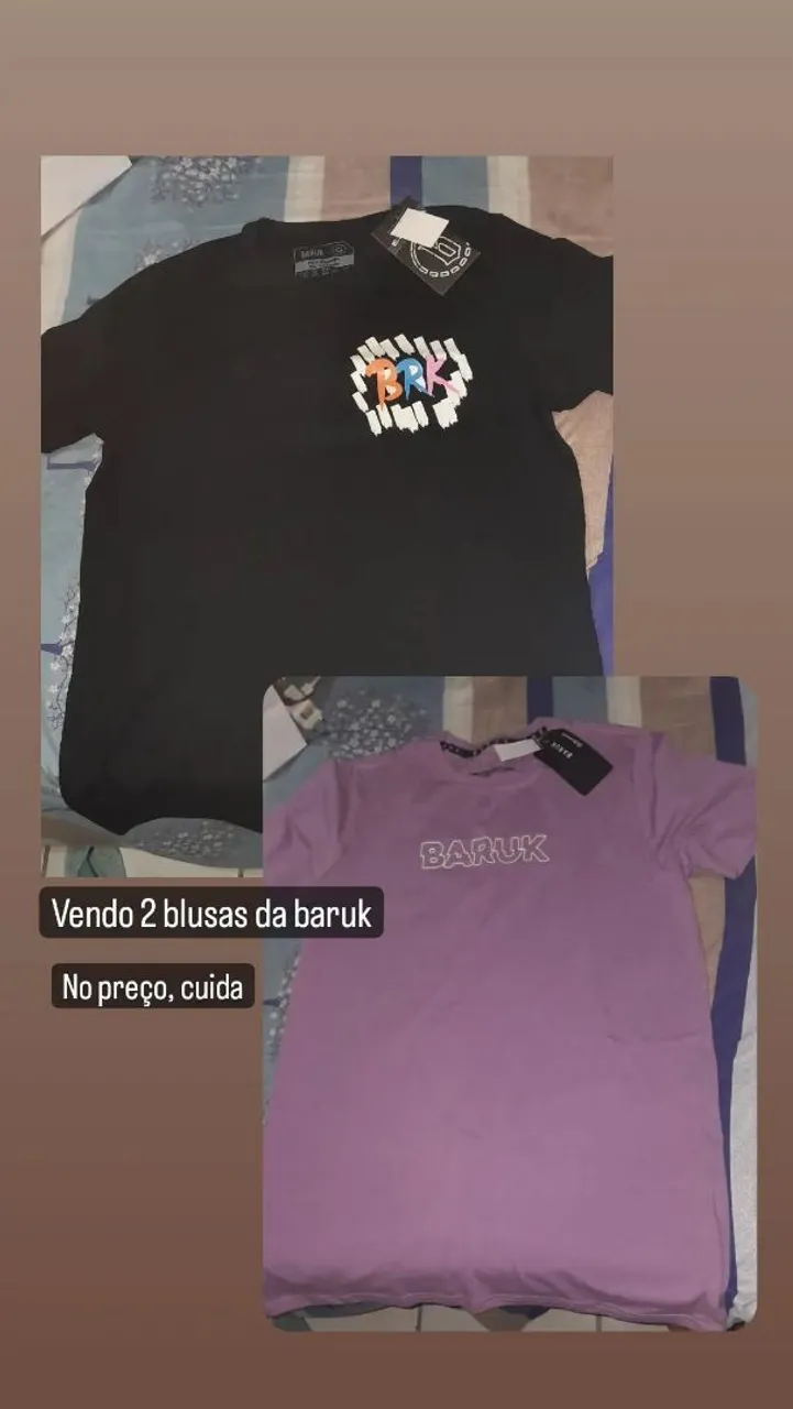 2 blusas Baruk por um preço imperdível!